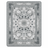 Silver Heritage floral medallion rug 11, complete silver-grey pattern on a clean white background