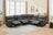 Jersey Leather Sofa, 6 Seater Corner Recliner