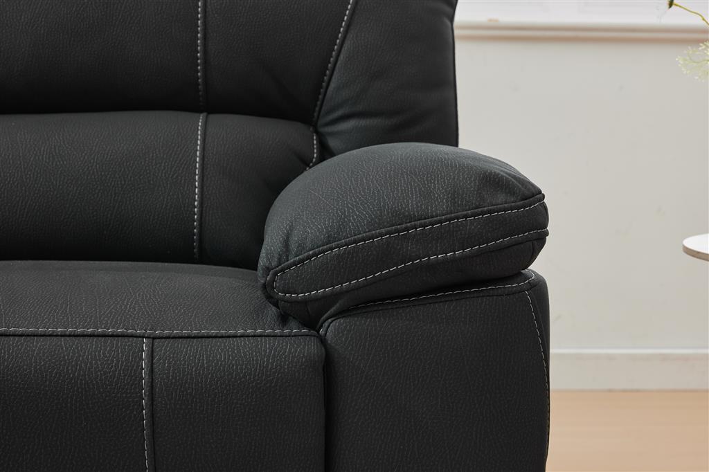 Jersey Leather Sofa, 6 Seater Corner Recliner