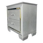 Veronica Bedside Table 2 Drawer