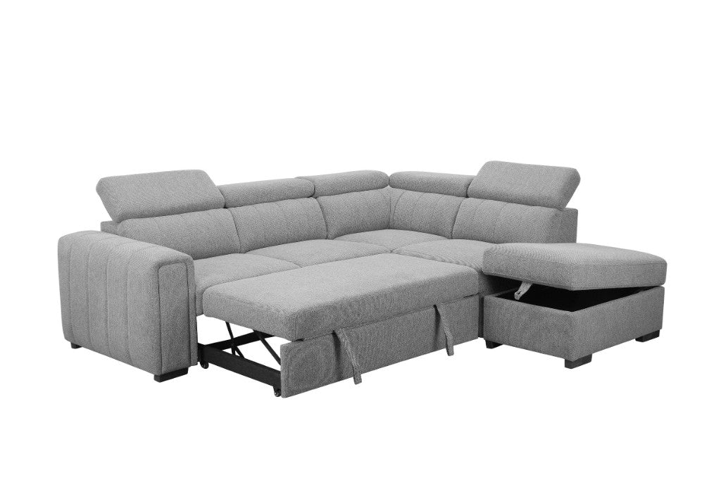 Odelia Fabric Sofa, 5 Seater Storage